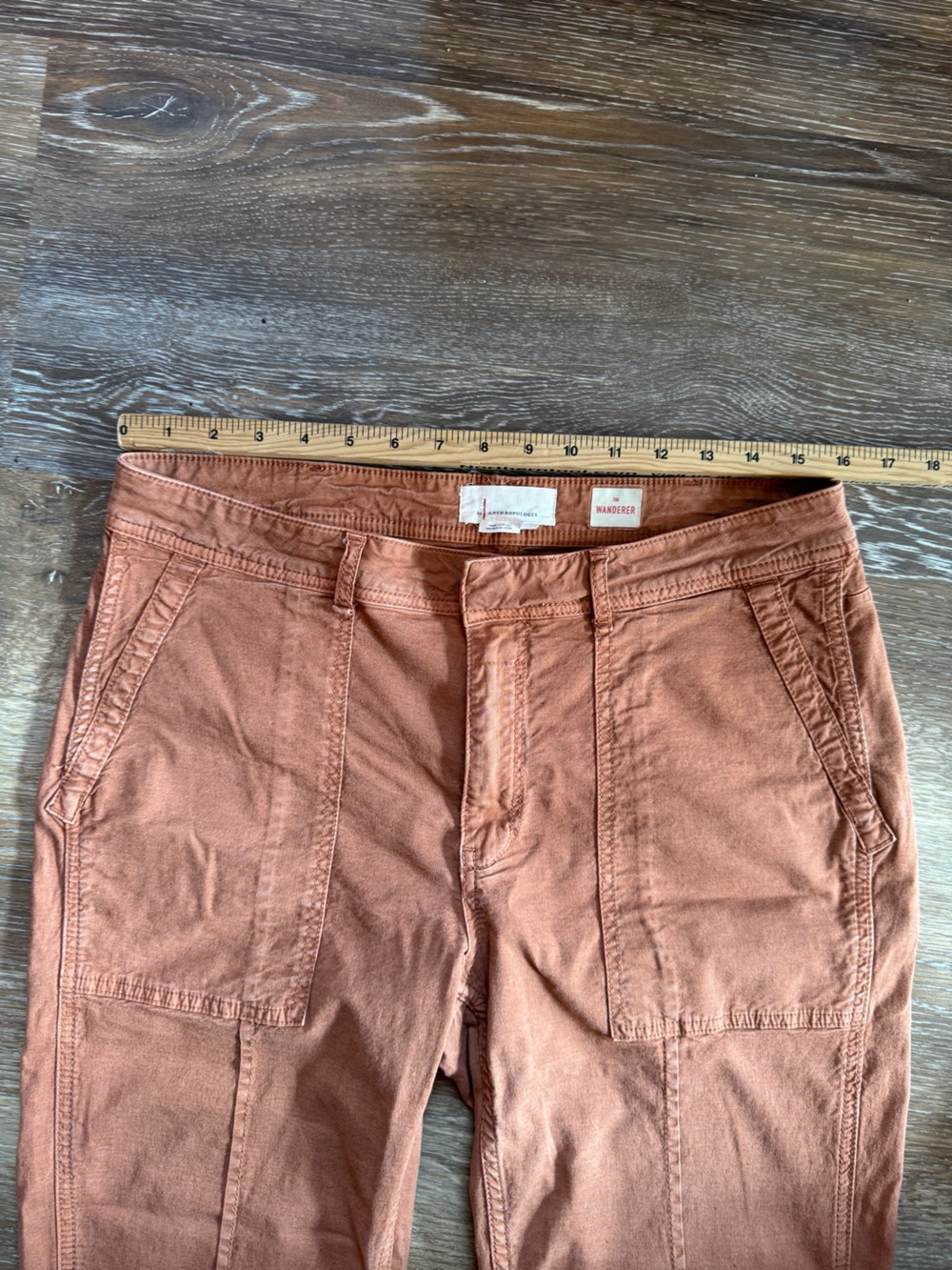 Anthropologie The Wanderer Pants in Burnt Sienna Sz 30 - Picture 4 of 13